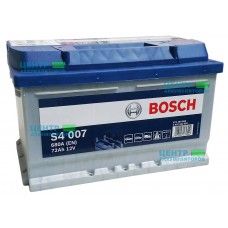 Аккумулятор BOSCH S4 007 72 А/ч 680А (низкий формат) 