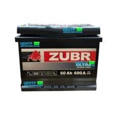 Аккумулятор ZUBR 60 А/ч 600A (EN)