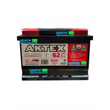Аккумулятор AKTEX 62 А/ч 570A (низкий)