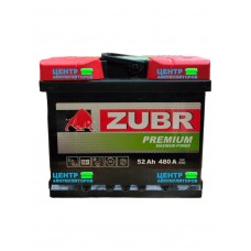 Аккумулятор ZUBR 52 A/ч 480А (EN)