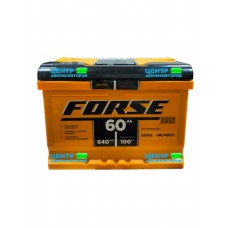 Аккумулятор FORSE 60 А/ч 640А (низкий формат)